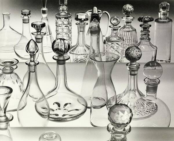 Studio Shot Art Print featuring the photograph Decanters by Bill Helms