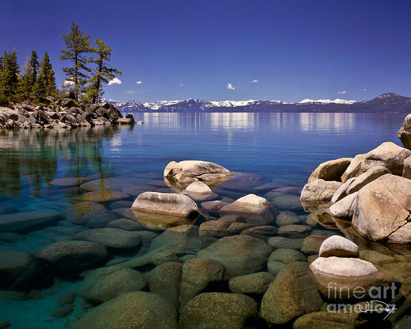 Lake Tahoe Art Print featuring the photograph Deep Looks by Vance Fox