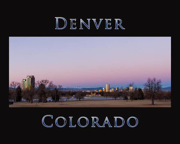 City Park Art Print featuring the photograph Denver Colorado Sunrise by Jerry Nettik