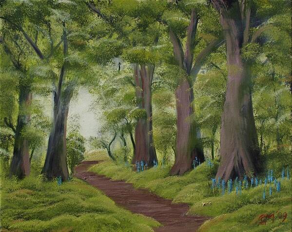 Painting Art Print featuring the painting Duff House Walk by Charles and Melisa Morrison