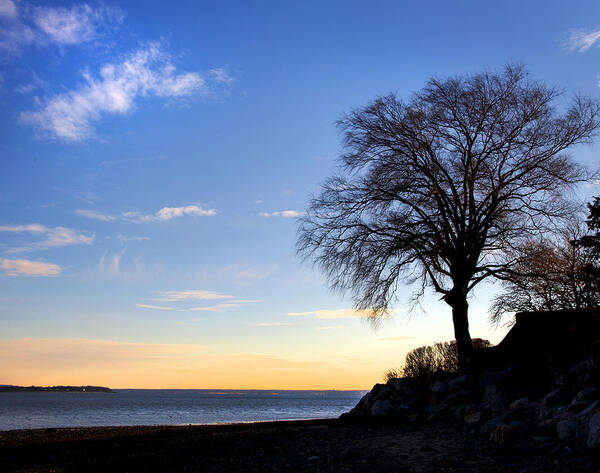 Duxbury Art Print featuring the photograph Duxbury Sunset by Charles Harden