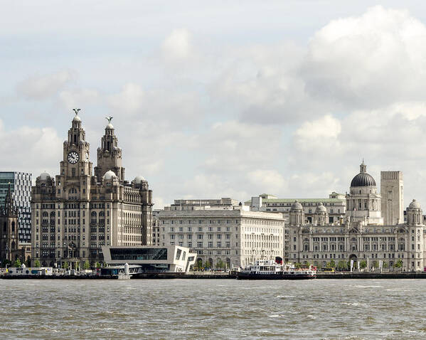 Ferry Art Print featuring the photograph Ferry at Liverpool by Spikey Mouse Photography