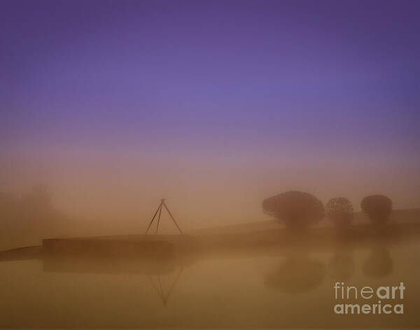 Maine Art Print featuring the photograph Foggy morning by Izet Kapetanovic