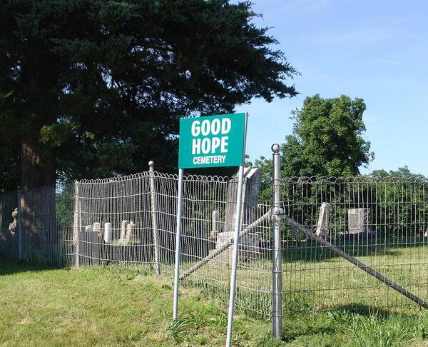 Good Hope Cemetery Art Print featuring the photograph Good Hope Cemetery by Kathryn Cornett