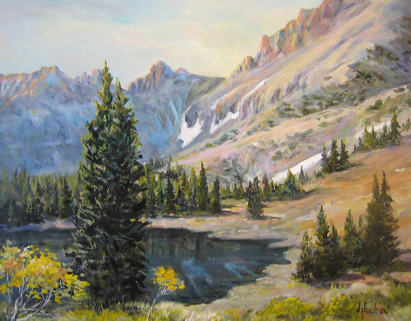 Nature Art Print featuring the painting Great Basin Nevada by Donna Tucker