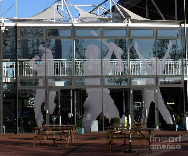Cricket Art Print featuring the photograph Hampshire County Cricket Glass Pavilion by Terri Waters