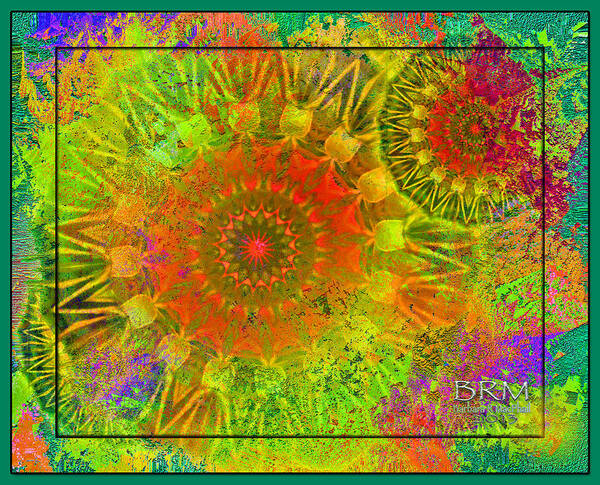 Kaleidoscope Art Print featuring the photograph In Faint by Barbara MacPhail