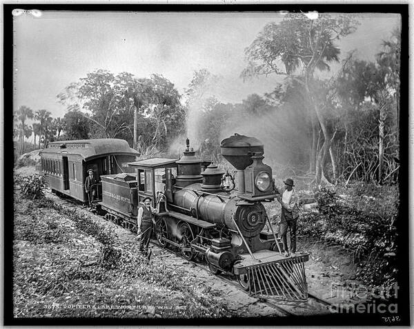 Locomotive Art Print featuring the photograph Jupiter and Lake Worth RR by Russell Brown