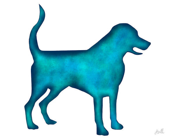 Dog Art Print featuring the painting Labrador Retriever by Laura Bell