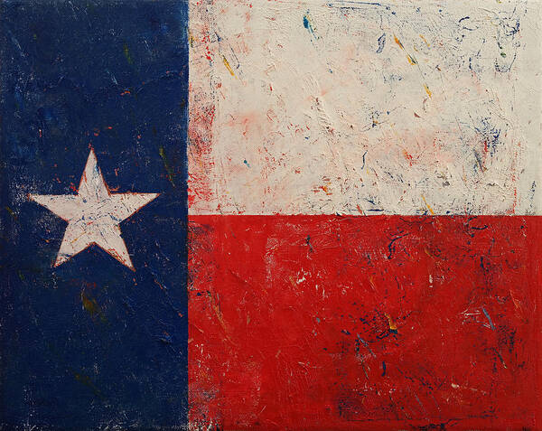 Art Art Print featuring the painting Lone Star by Michael Creese