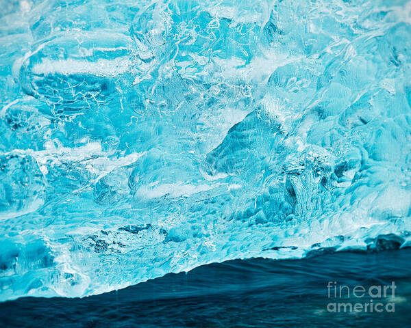 Lagoon Art Print featuring the photograph Mini-berg Details by Royce Howland