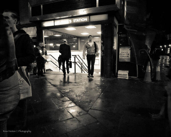 St. Paul's Station Art Print featuring the photograph No Gangs by Ross Henton