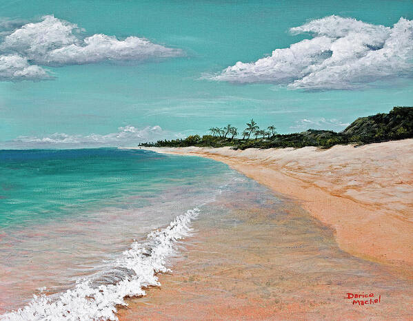 Hawaii Art Print featuring the painting Northshore Oahu by Darice Machel McGuire