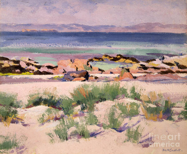 Horizon Art Print featuring the painting On the Shore Iona by Francis Campbell Boileau Cadell