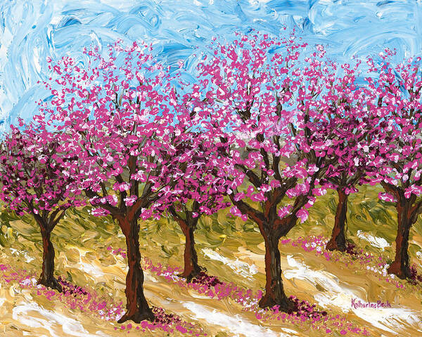 Print Art Print featuring the painting Orchard by Katherine Young-Beck
