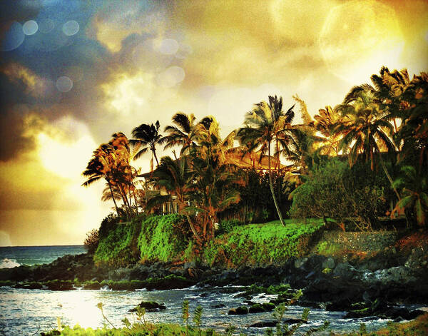 Maui Art Print featuring the painting Paia Sunrise by Stacy Vosberg