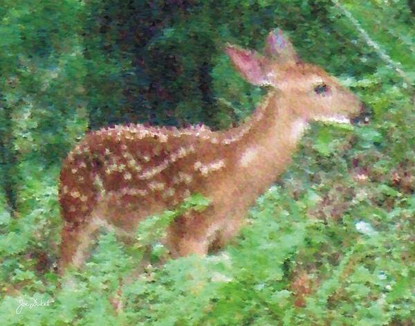 Fawn Art Print featuring the photograph Pastel Fawn 3 by Joe Duket