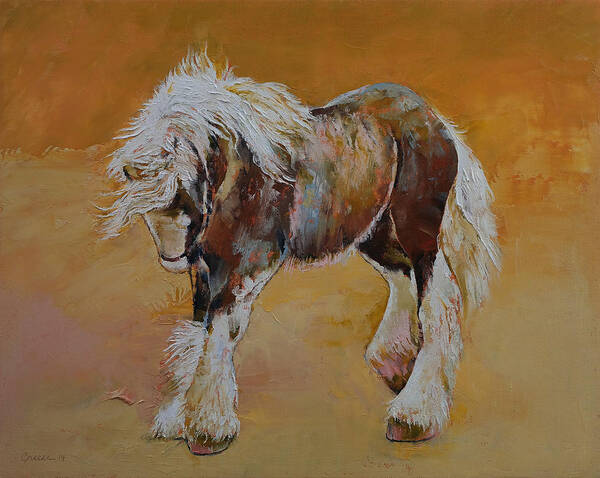 Art Art Print featuring the painting Gypsy Pony by Michael Creese