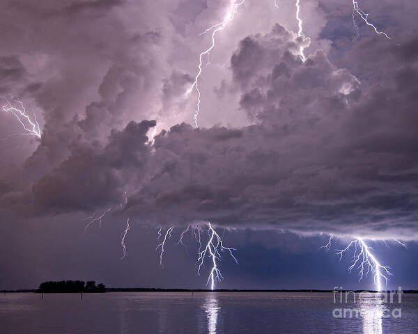 Bolts Art Print featuring the photograph Reflections of an Electric Memory by Stephen Whalen