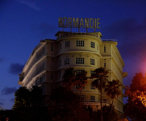 Richard Reeve Art Print featuring the photograph San Juan - Normandie Hotel by Richard Reeve
