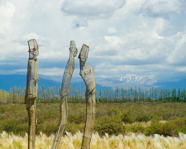 Argentina Art Print featuring the photograph Sculpture in the Andes by Kent Nancollas