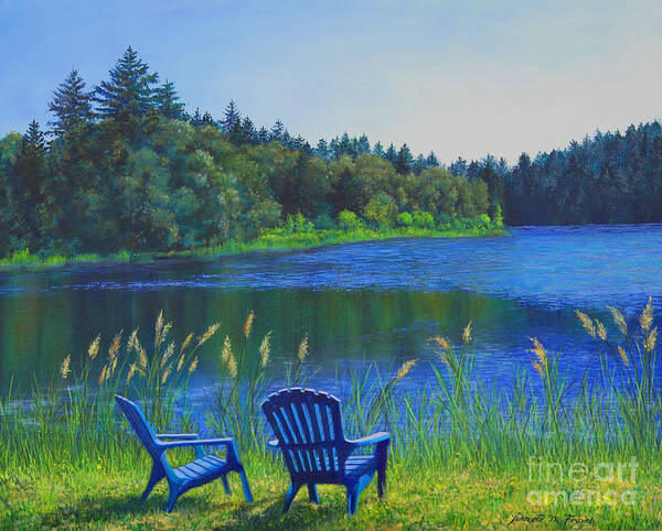 Spring Art Print featuring the painting Serenity by Jeanette French