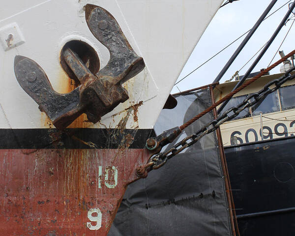 Rust Art Print featuring the photograph Ship Numbers by Beth Johnston