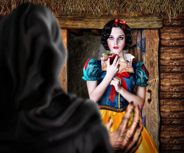 Snow White Art Print featuring the photograph Snow White by Alessandro Della Pietra