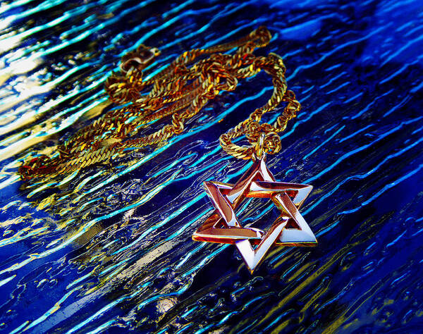 Home Decorating Art Print featuring the photograph Star of David 2 by Laurie Tsemak