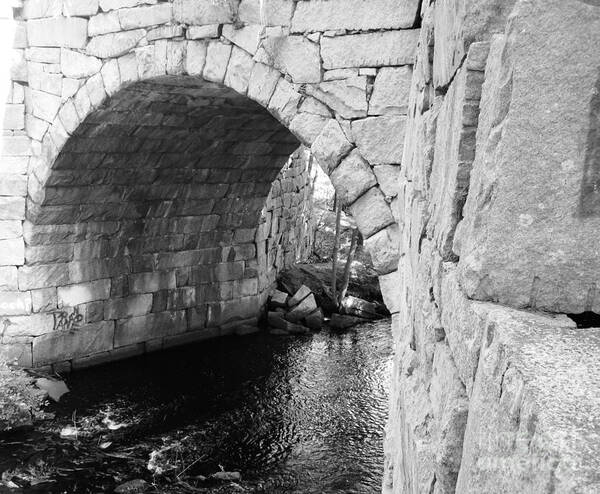 Barbara Bardzik Art Print featuring the photograph Stone Arch Bridge 3 by Barbara Bardzik