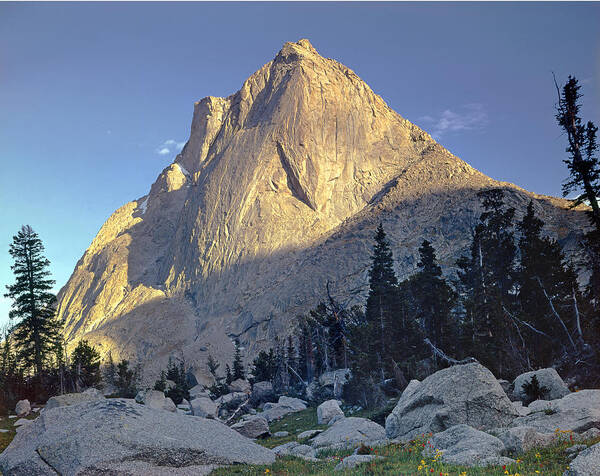 Sunset Art Print featuring the photograph Sunset on Mitchell Peak by Ed Cooper Photography