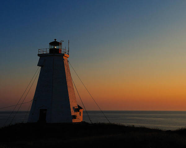 Sunrise Art Print featuring the photograph Swallowtail Dawn - Grand Manan by Tony Beck