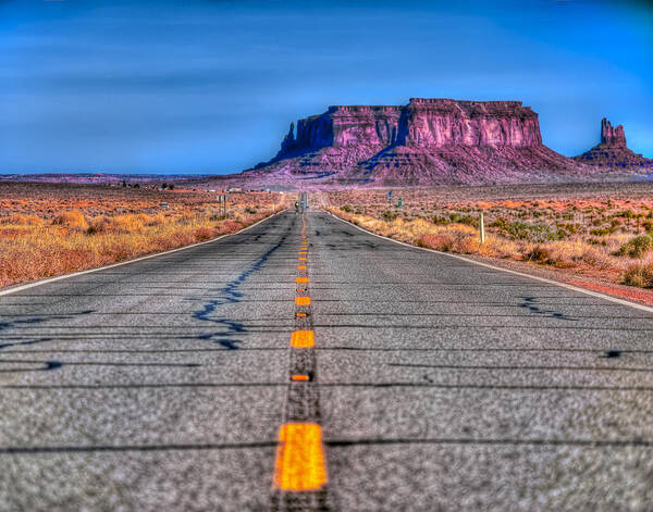  Art Print featuring the photograph The Road by Mike Berry