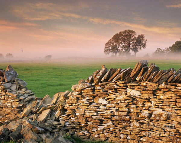 England Art Print featuring the photograph The Wall by Edmund Nagele FRPS