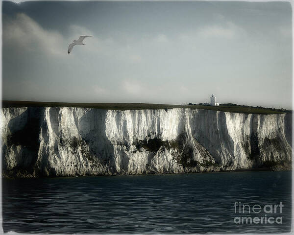 Nag004102 Art Print featuring the photograph White Cliffs of Dover by Edmund Nagele FRPS