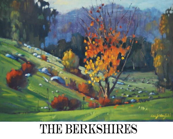 The Berkshires Art Print featuring the painting the Berkshires by Len Stomski