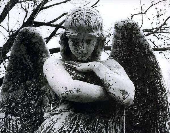 Angel Art Print featuring the photograph Bellefontaine Angel #1 by Jane Linders