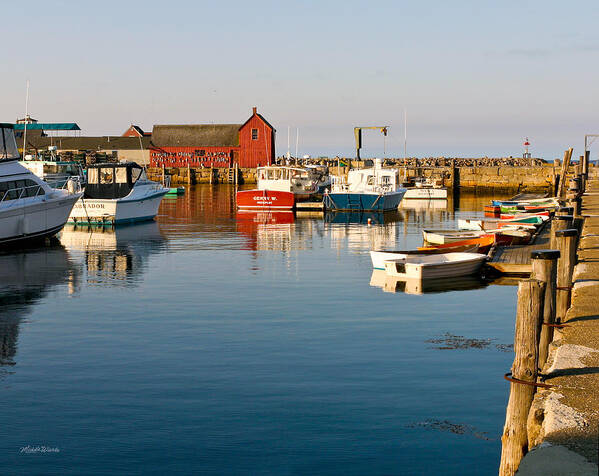 Motif No.1 Art Print featuring the photograph Almost Summer Motif No. 1 Rockport Massachusetts by Michelle Constantine