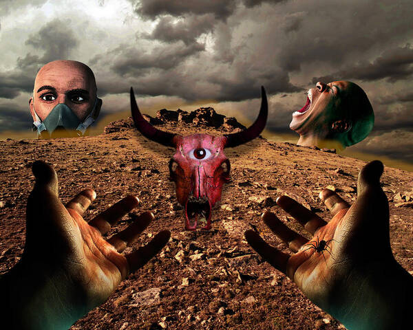 Surreal Art Print featuring the photograph Another Nightmare by Jim Painter