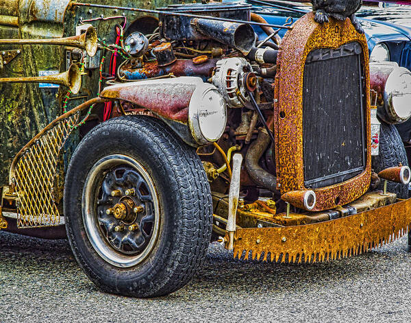 Rusty Car Art Print featuring the photograph Another Rat Rod by Ron Roberts