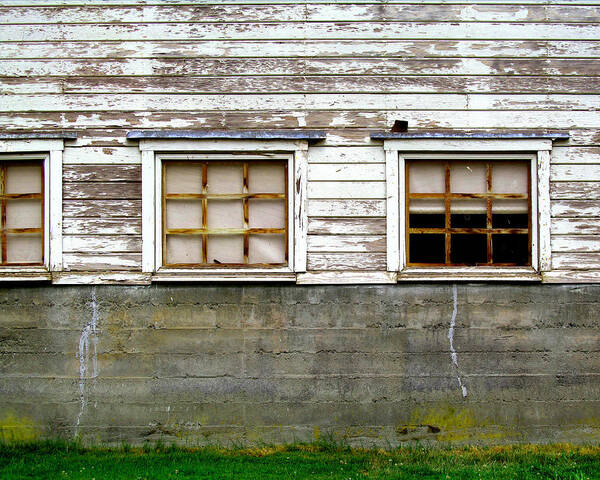 Barn Art Print featuring the photograph Barn Windows by Timothy Bulone