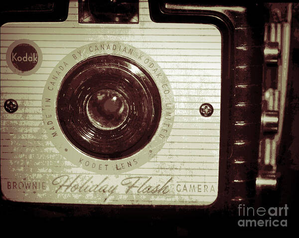 Camera Art Print featuring the photograph Brownie by Traci Cottingham
