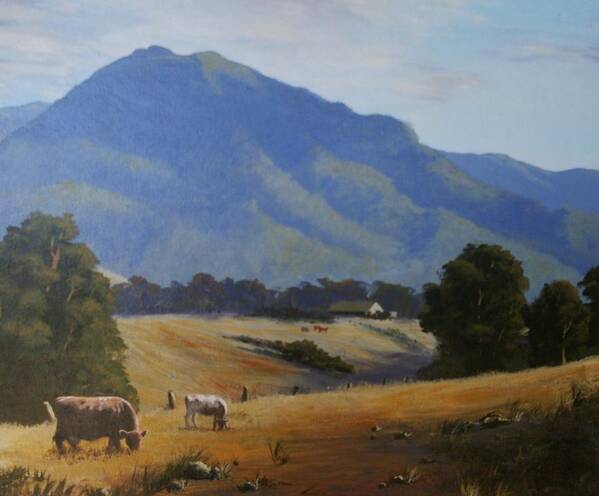 Acrylic Art Print featuring the painting Cambewarra Mountain by Anne Gardner