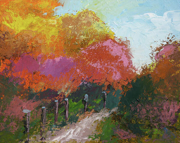 Fall Art Print featuring the painting Fall Color by Robert Bissett