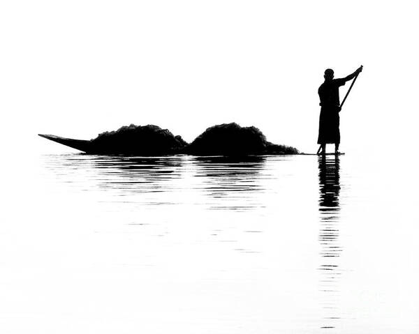 Burma Art Print featuring the photograph Fisherman by Kate McKenna