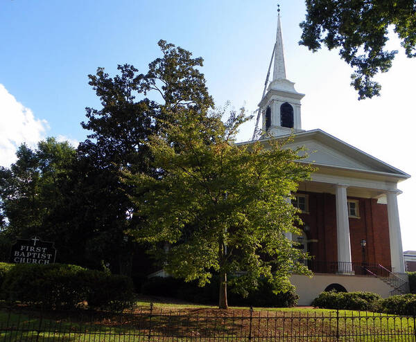 Georgia Architecture Art Print featuring the photograph Georgia Churches I by Sheri McLeroy