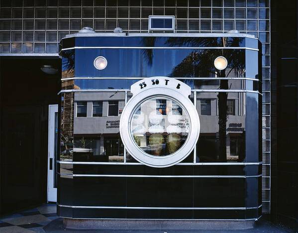 2000s Art Print featuring the photograph The Darkroom Store, Built Of Black by Everett