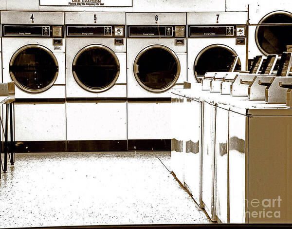 Laundromat Art Print featuring the photograph Tide's In by Joe Pratt