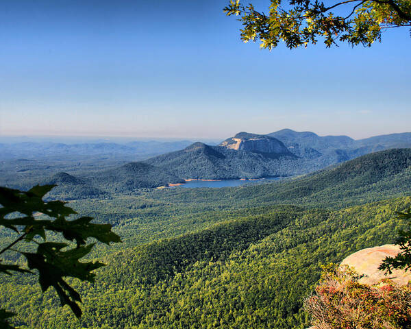 south Carolina Art Print featuring the photograph View from Caesar's Head by Lynne Jenkins