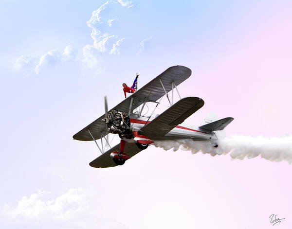 Endre Art Print featuring the photograph Wing Walker by Endre Balogh